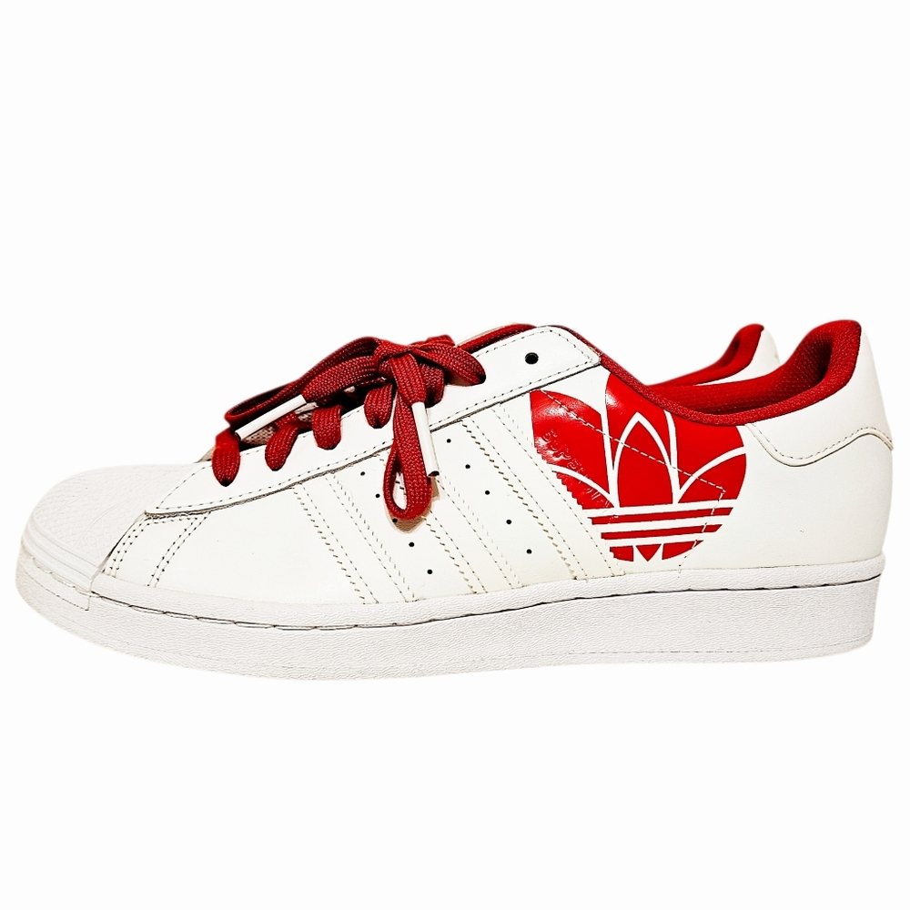 Adidas Originals Superstar Trefoil Scarlet Sneakers FY2828 Men's Size 10